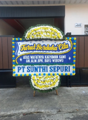 Papan Bunga Duka di Kadu